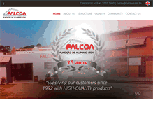Tablet Screenshot of falcoa.com.br